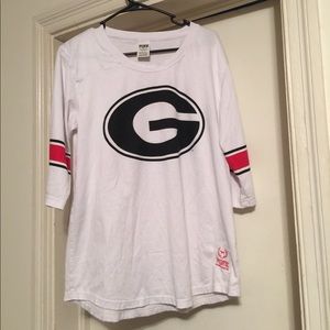 Georgia Bulldog PINK Tee